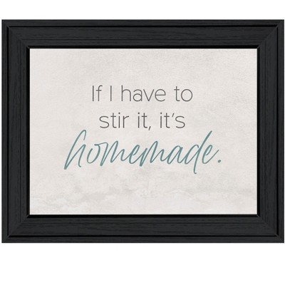 HomeRoots It's Homemade Black Framed Print Wall Art