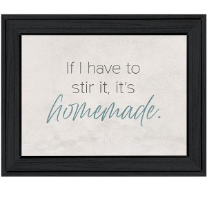 HomeRoots It's Homemade Black Framed Print Wall Art - 1 of 3