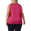 Agnes Orinda Women's Plus Size Silky Satin V Neck Casual Sleeveless Summer Basic Tank Tops - 4 of 4