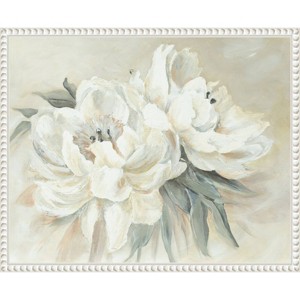 Amanti Art 20"x16" Soft Bouquet by Patricia Pinto Framed Canvas Wall Art Print: Modern Style, Bedroom Decor, Horizontal Display - 1 of 4