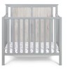 Gulches Mini Crib - Contemporary 3-in-1 Design, Gray/Rockport Gray, Adjustable Heights - 3 of 4