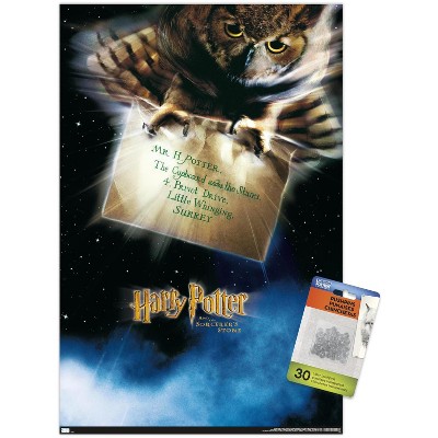 Trends International 24x36 Harry Potter And The Sorcerer's Stone - One  Sheet Framed Wall Poster Prints Black Framed Version 24 X 36 : Target