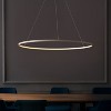JONATHAN Y Brice Modern Contemporary Metal Round Dimmable Integrated LED Pendant - 3 of 4