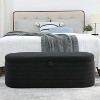 CAVINAS Teddy Fabric Storage Ottoman Bench,Upholstered Ottoman with Versatile Design for Living Room,Bedroom - 2 of 4