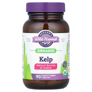 Oregon's Wild Harvest Organic Kelp, 90 Organic Vegan Capsules - 1 of 4