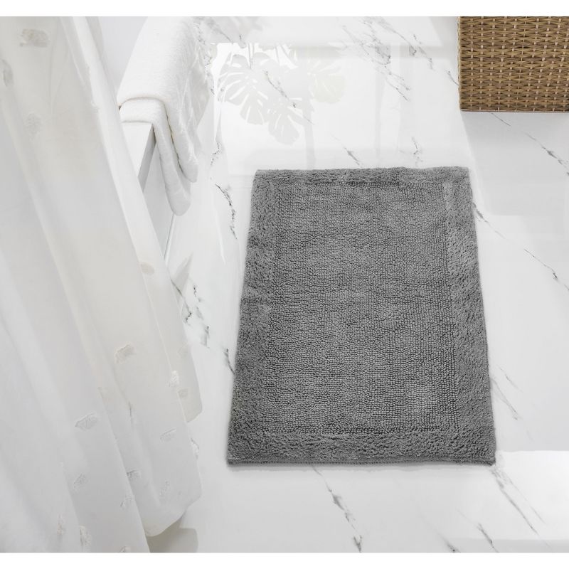 Edge Collection 100% Cotton Tufted Reversible Bath Rug - Better Trends, 1 of 7