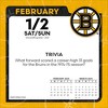 NHL Boston Bruins 2025 Box Calendar - 4 of 4