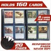 Monster Binder - 4 Pocket Trading Card Album - Matte Red - Holds 160 Yugioh  Magic  and Pokemon Cards - 3 of 4
