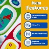 4E’s Novelty Kids Melamine Dinner Plates Set of 4 – Divided Plates for Picky Eaters, BPA-Free, Shatterproof, Toddler Mealtime Essentials for Boys - 2 of 4
