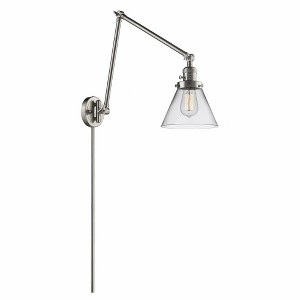 Cone - 1 Light Swing Arm Wall Sconce In Industrial Style-30 Inches Tall and 8 Inches Wide - 1 of 1
