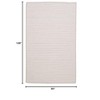 Colonial Mills Ticking Stripe Rect Braided Rug, Canvas 7'x9', Rectangle Shape - 2 of 2
