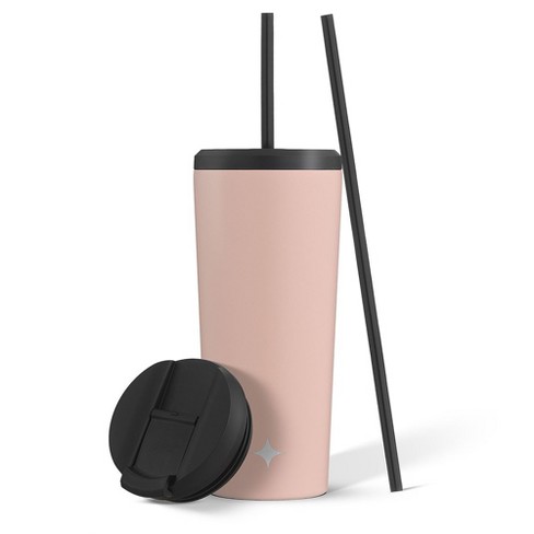 vest mistænksom Det er billigt Joyjolt Vacuum Insulated Tumbler With Flip Lid And Straw 20 Oz Stainless  Steel Tumbler For Hold/cold Drinks Leakproof Water Bottle - Pink : Target