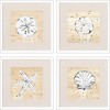 HomeRoots Set Of Four Ocean Gems Coastal Icons White Framed Wall Art - 3 of 3