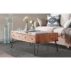 Serta Bryant Coffee Table with Storage Aged Pine: Rectangular Wood Frame, Modern Style, 1 Year Warranty - 2 of 4