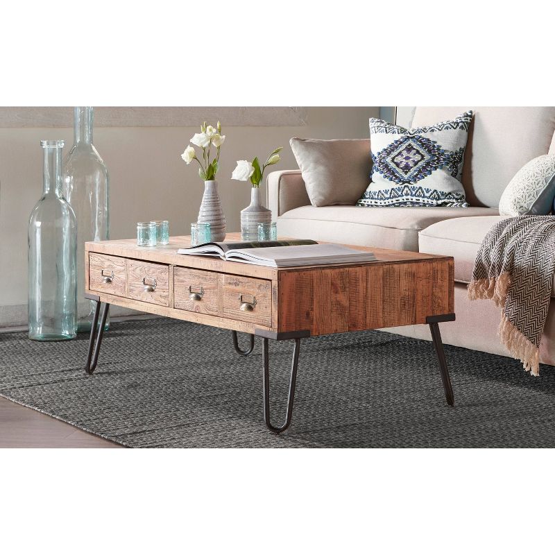 Bryant Coffee Table with Storage Aged Pine - Serta, 2 of 18