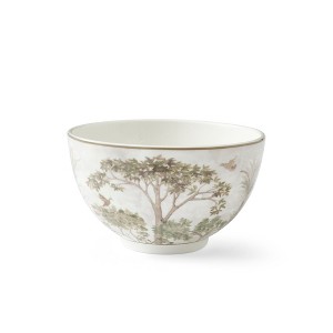 Spode Kit Kemp 6" Tall Trees Bowl, Enchanted Forest Design, Porcelain, Dishwasher and Microwave Safe, Ideal for Pasta, Cereal, Soup, and Rice - 1 of 4