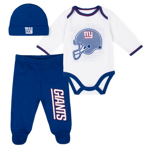 NFL Team Apparel Little Girl's New York Giants Head-to-Head Hoodie Set