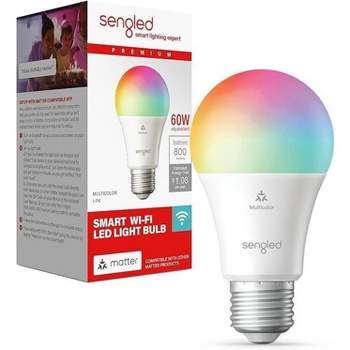 Sengled 800 Lumens Multicolor LED Smart Light Bulb Matter Enabled Instant Pairing Compatible With Alexa - 60W