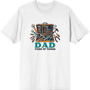 Dad Fixer Of Things
 Adult Crew Neck Short Sleeve Tee - 1 of 2
