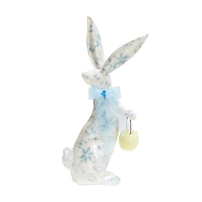 Gallerie II Capiz Blue Toile Rabbit Fig