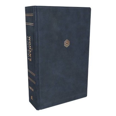 Niv, the Woman's Study Bible, Leathersoft, Blue, Full-Color - by  Thomas Nelson (Leather Bound)