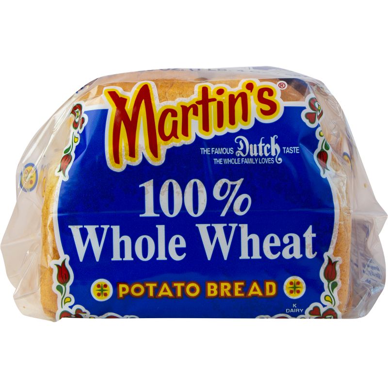 Martin's 100% Whole Wheat Potato Bread - 20oz, 5 of 11