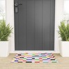 April Lane Art Rainbow Checkered 30" x 20" Welcome Mat - Society6 - 2 of 3