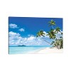 iCanvas Tropical Beach with Palm Trees by Jan Becke Canvas Print Wall Art - 2 of 3