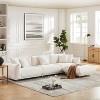 MINIMORE Modern Style 124.5"W Modular Chris 4Seater Sofa with 1 Ottoman - 3 of 4