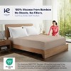 Kickoff 300 Thread Count 100% Organic Bamboo Viscose Fitted Sheet Only, Extra Deep Pocket, Cooling & Breathable, Double Stitching, Bedding Sheet - 2 of 4