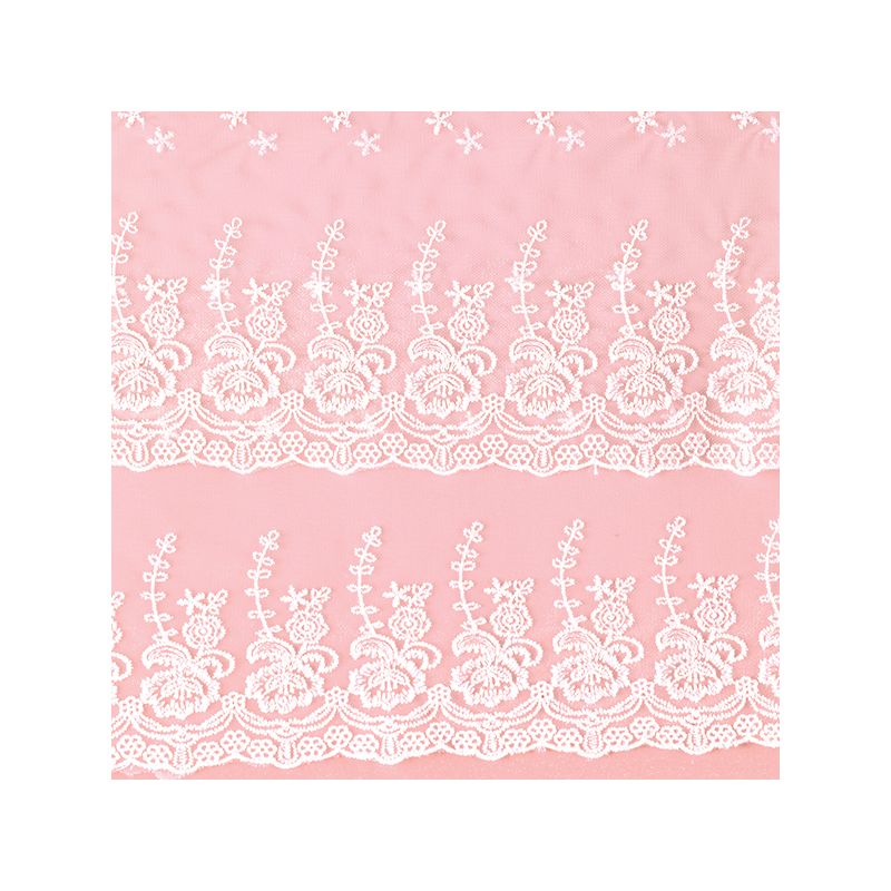 Collections Etc Lace Accent Curtain Set, 4 of 5