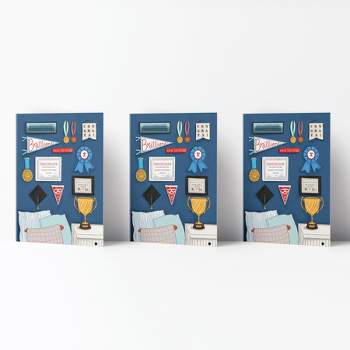Graduation Greeting Card Pack (3ct) "Wall of Achievements" by Ramus & Co