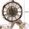 Ruso Weights Real Moving Gears Decorative Wall Clock - 3 of 4