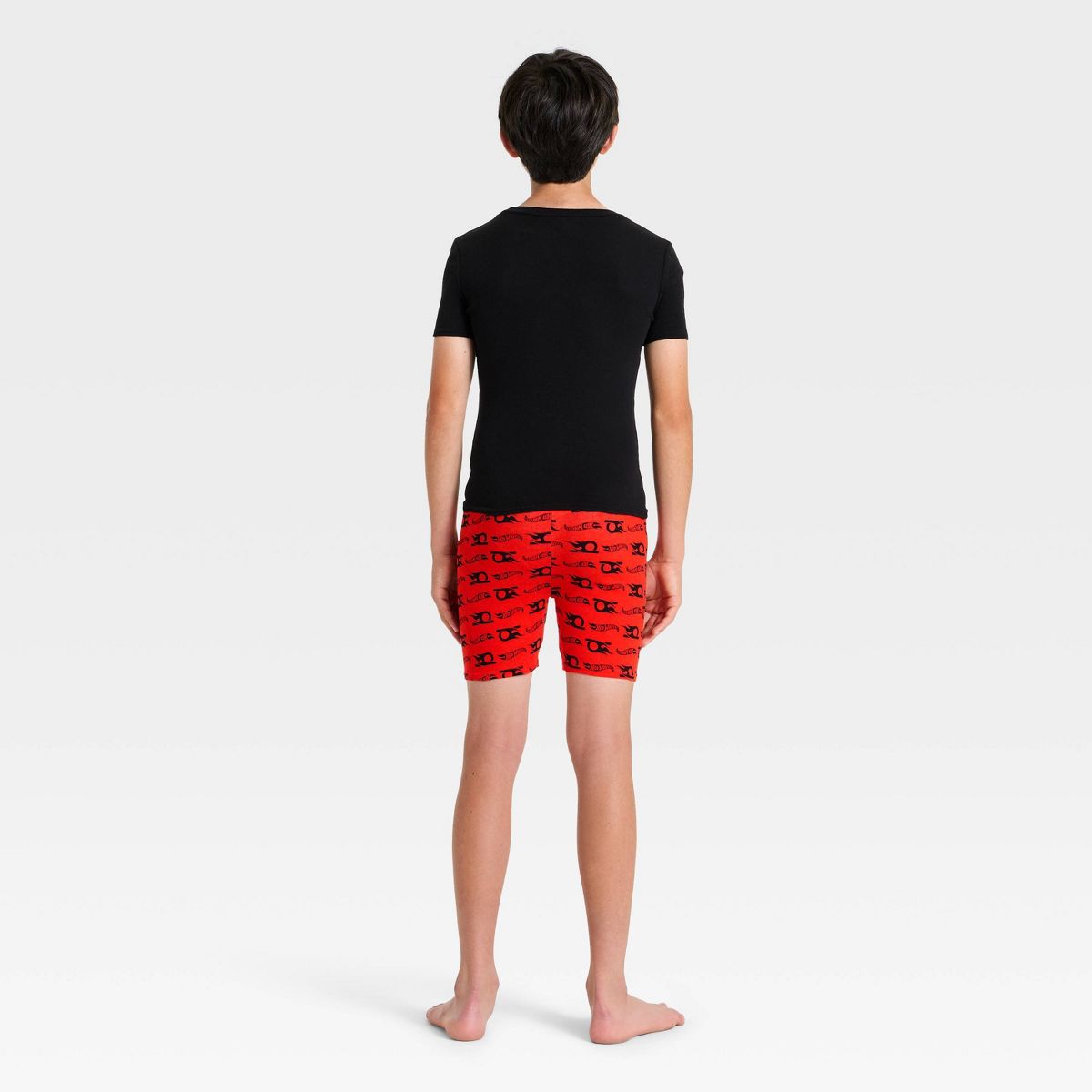 Boys' 4pc Hot Wheels Snug Fit Pajama Set - Black - thumbnail 2