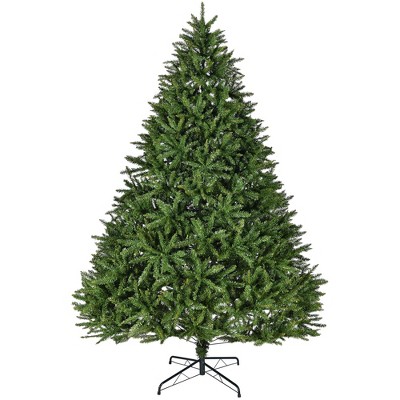 NicBex 4.5ft Artificial Christmas Tree Hinged Full Tree with 663 Branch Tips and Metal Stand for Indoor Decor