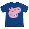 Boys' Short Sleeve Peppa Pig George Pig Face T-Shirt - 2 of 4