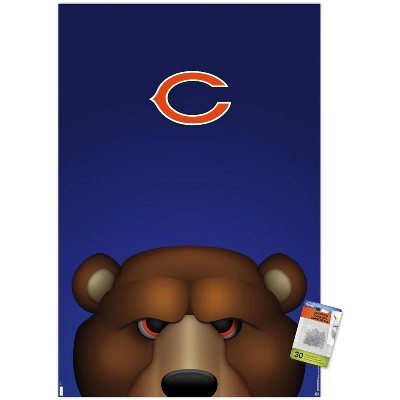 Trends International Nfl Chicago Bears - Darnell Mooney 22 Unframed Wall  Poster Print Clear Push Pins Bundle 22.375 X 34 : Target