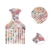 Unique Bargains Flat Handle Marble Hair Insert Comb 1 Pc - 2 of 4