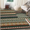 Washable Modern Geometric Patchworked Area Rugs, Soft Non Slip Contemporary Floor Carpet for Home Office - 2 of 4