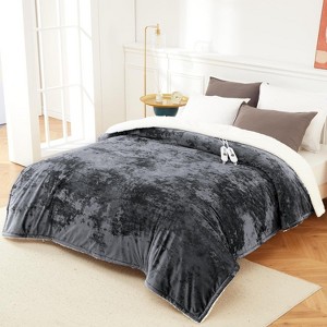 Pink Heated Throw Blanket,Electric Throw Blanket,Velvet Soft Fast Heating Blankets Throw - 1 of 4