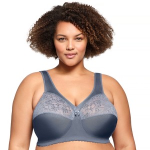 Glamorise Womens MagicLift Original Support Wirefree Bra 1000 Folkstone Gray - 1 of 4