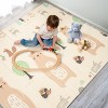 Sorbus (78x70x0.4) Foldable Play Mats with Travel Bag - for Babies, Toddlers, and Kids Playtime & Tummy Time - 2 of 4