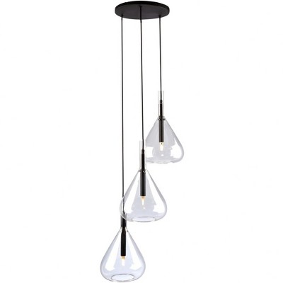 Artcraft Lighting Conic 3 - Light Pendant in  Black