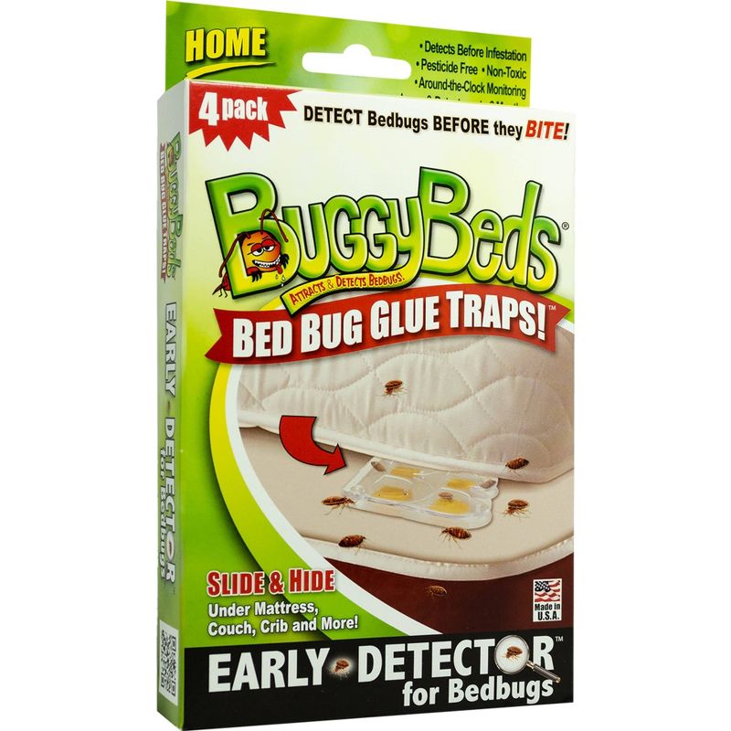 BuggyBeds Bed Bug Glue Trap - 4pk, 1 of 2