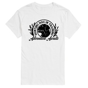 Men's - Instant Message - Hunting Dog Adventure Awaits Short Sleeve Graphic T-Shirt - 1 of 4