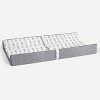 Bacati - Love Gray/Silver Diamond Changing Pad Cover - 4 of 4