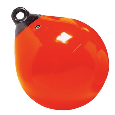 Taylor Made 9" Tuff End Inflatable Vinyl Buoy - Orange - Model 61140