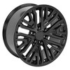 OE Wheels CV37 20 Inch Rim Fits Sierra 1500 Style 6x139.7 20x9 Gloss Black - Hollander 5906 (1) - 4 of 4