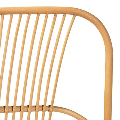 Natural Rattan Queen Size Wall-Mount Headboard