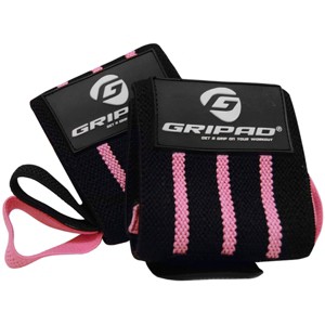 Gripad 12" x 3" Weight Lifting Support Wrist Wraps - 1 of 2